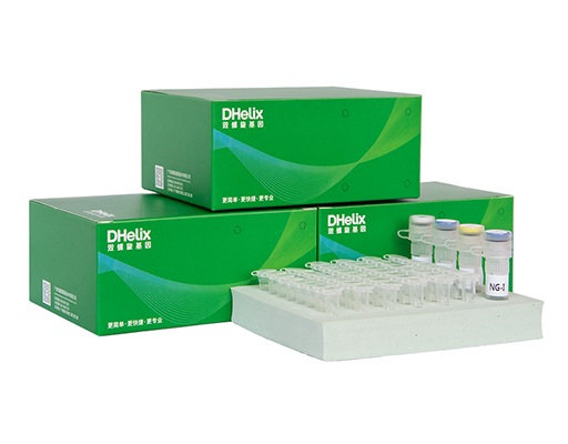 Porcine detection kit box by DHelixGene for food authenticity and Halal verification real-time qPCR screening